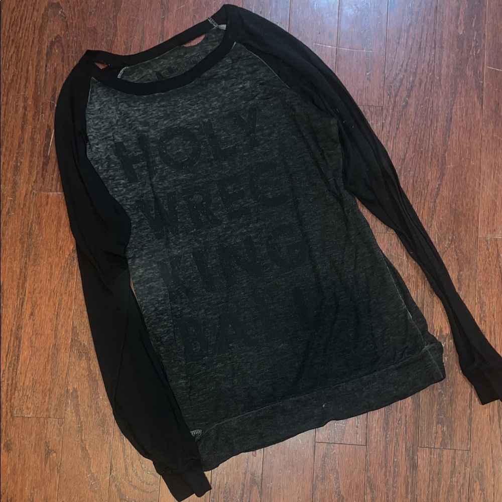 ERIC CHURCH Black Long Sleeve Graphic Top